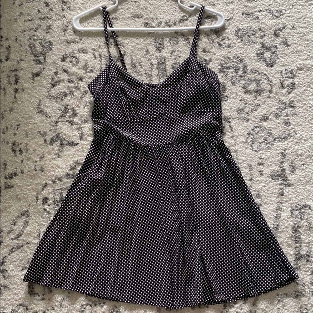 Like new - Express Polka Dot Skater Dress, size S